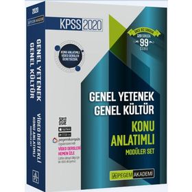 KPSS GENEL KÜLTÜR GENEL YETENEK MODÜLER SET KONU ANLATIMLI - TURGUT MEŞE