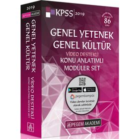 KPSS GENEL KÜLTÜR GENEL YETENEK MODÜLER SET KONU ANLATIMLI - TURGUT MEŞE