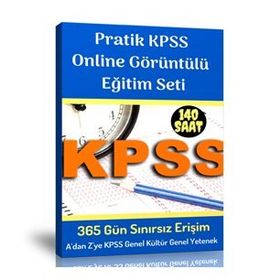 KPSS Genel Kültür Genel Yetenek Online Eğitim Seti Enine Boyuna Eğitim