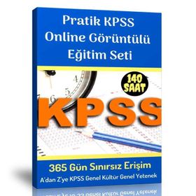 KPSS Genel Kültür Genel Yetenek Online Eğitim Seti Enine Boyuna Eğitim
