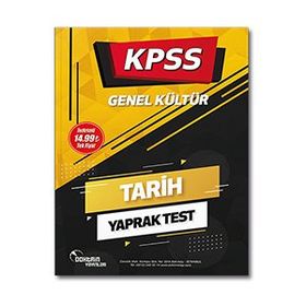 KPSS Genel Kültür Tarih Yaprak Test - kollektif