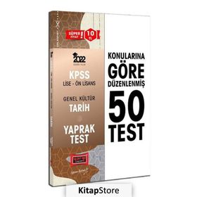 KPSS Genel Kültür Tarih Yaprak Test - kollektif