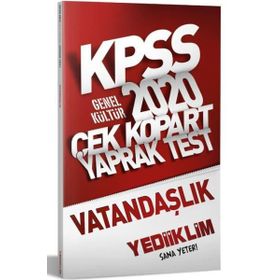 Kpss Genel Kültür Vatandaşlık Yediiklim Yayınları