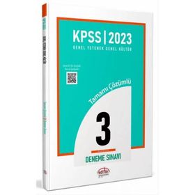 KPSS Genel Yetenek Genel Kültür 3 Deneme - Editör Yayınları