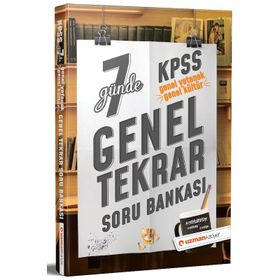 KPSS Genel Yetenek Genel Kültür 7 Günde Genel Tekrar Soru Bankası-Uzman Kariyer Yayınları