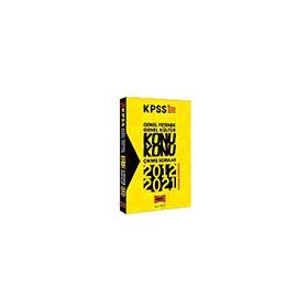 KPSS Genel Yetenek Genel Kültür Çıkmış Sorular Konu Konu Çözümlü 2012-2021 - Yargı Yayınları