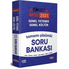 KPSS Genel Yetenek Genel Kültür Tamamı Çözümlü Soru Bankası 2021-Data Yayınları
