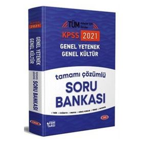 KPSS Genel Yetenek Genel Kültür Tamamı Çözümlü Soru Bankası 2021-Data Yayınları