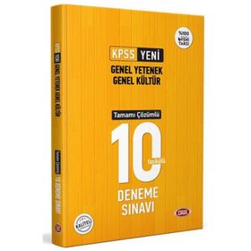 KPSS Genel Yetenek Genel Kültür Tamamı Çözümlü Soru Bankası 2021-Data Yayınları