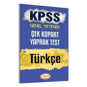 KPSS Genel Yetenek Türkçe Çek Kopart Yaprak Test 2017 - kollektif