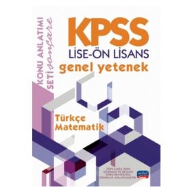 KPSS Genel Yetenek Türkçe Matematik Konu Anlatımı Nobel Sınav