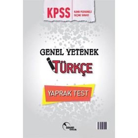 KPSS Genel Yetenek Türkçe Yaprak Test - Doktrin Yayınları