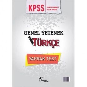 KPSS Genel Yetenek Türkçe Yaprak Test - Doktrin Yayınları