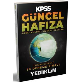 KPSS Güncel Hafıza Genel Kültür Güncel Olaylar 30 Deneme Çözümlü - Yediiklim Yayınları