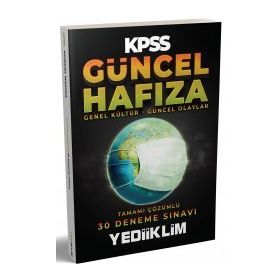 KPSS Güncel Hafıza Genel Kültür Güncel Olaylar 30 Deneme Çözümlü - Yediiklim Yayınları