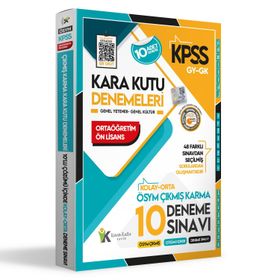KPSS GY-GK Ön Lisans ÖSYM Tüm Arşiv Seçme Kolay Orta Çıkmış Karma Karakutu Çözümü içinde 10'lu Deneme - İnformal Yayınları