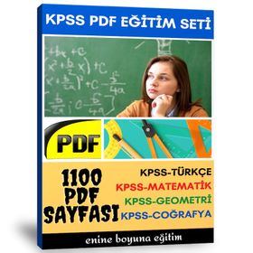 KPSS Hazırlık Eğitim Seti 1100 Sayfalık PDF Kitabı Enine Boyuna Eğitim