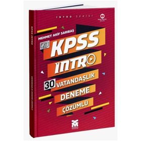 KPSS İntro 30 Vatandaşlık Deneme Çözümlü