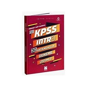 KPSS İntro 30 Vatandaşlık Deneme Çözümlü