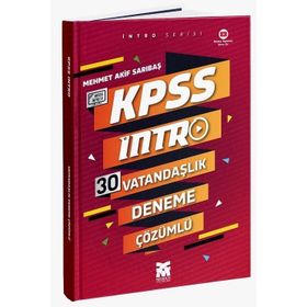KPSS İntro 30 Vatandaşlık Deneme Çözümlü