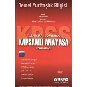 KPSS KAPSAMLI ANAYASA TEMEL YURTTAŞLIK BILGISI - KOMISYON