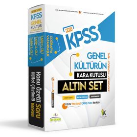 KPSS Kara Kutu Genel Kültür Altın Set Konu Özetli Dijital Çözümlü 5'li ÖSYM Çıkmış Soru Bankası - İnformal Yayınları