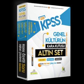 KPSS Kara Kutu Genel Kültür Altın Set Konu Özetli Dijital Çözümlü 5'li ÖSYM Çıkmış Soru Bankası - İnformal Yayınları