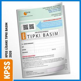 Kpss Lisans 2020 Ösym Çıkmış Soru Tıpkı Basım Türkiye Geneli Dijital Çözümlü Soru Kitapçığı