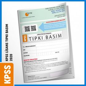 Kpss Lisans 2020 Ösym Çıkmış Soru Tıpkı Basım Türkiye Geneli Dijital Çözümlü Soru Kitapçığı