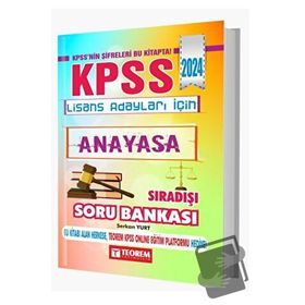KPSS Lisans Anayasa Sıradışı Soru Bankası