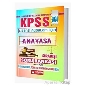 KPSS Lisans Anayasa Sıradışı Soru Bankası