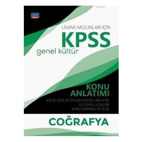 KPSS Lisans Coğrafya Genel Kültür Konu Anlatımı - Nobel Yayınları