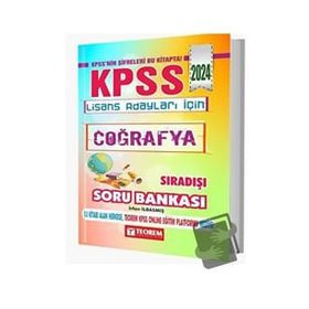 KPSS Lisans Coğrafya Sıradışı Soru Bankası