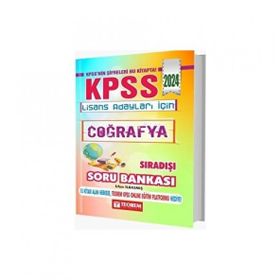 KPSS Lisans Coğrafya Sıradışı Soru Bankası