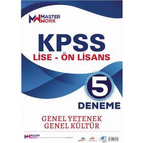 KPSS Lise-Ön Lisans-Genel Yetenek - Genel Kültür 5 Deneme
