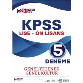 KPSS Lise-Ön Lisans-Genel Yetenek - Genel Kültür 5 Deneme