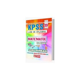 KPSS Lise Ön Lisans Matematik Tam İsabet Soru Bankası