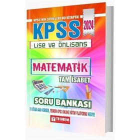 KPSS Lise Ön Lisans Matematik Tam İsabet Soru Bankası