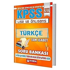 KPSS Lise Ön Lisans Türkçe Tam İsabet Soru Bankası