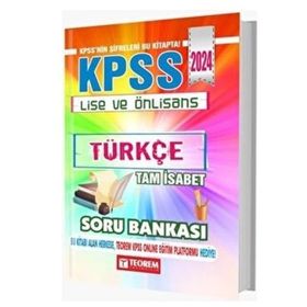 KPSS Lise Ön Lisans Türkçe Tam İsabet Soru Bankası