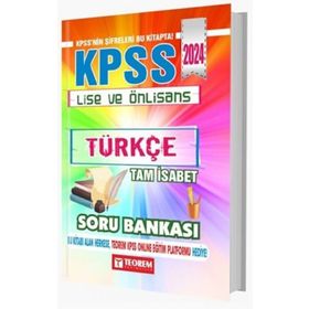 KPSS Lise Ön Lisans Türkçe Tam İsabet Soru Bankası