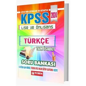 KPSS Lise Ön Lisans Türkçe Tam İsabet Soru Bankası