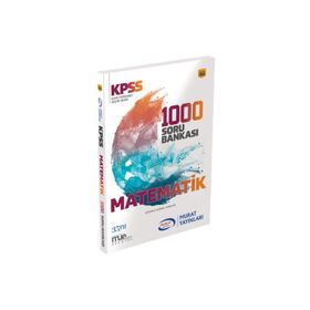 KPSS Matematik 1000 Soru Bankası - 1092 Murat Yayınları