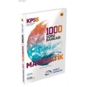 KPSS Matematik 1000 Soru Bankası Murat Yayınları