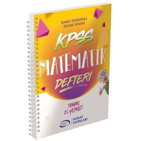 KPSS Matematik Defteri Murat Yayınları