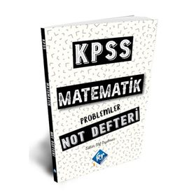KPSS Matematik-Problemler Not Defteri-KR Akademi