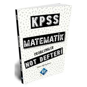 KPSS Matematik-Problemler Not Defteri-KR Akademi