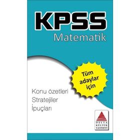 KPSS Matematik Strateji Kartları Tuncay Birinci Delta Kültür Yayınevi