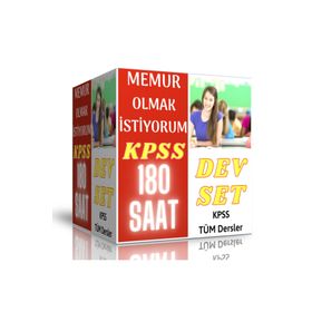 KPSS Memur Olmak İstiyorum Seti Enine Boyuna Eğitim