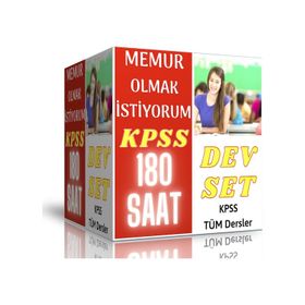 KPSS Memur Olmak İstiyorum Seti Enine Boyuna Eğitim